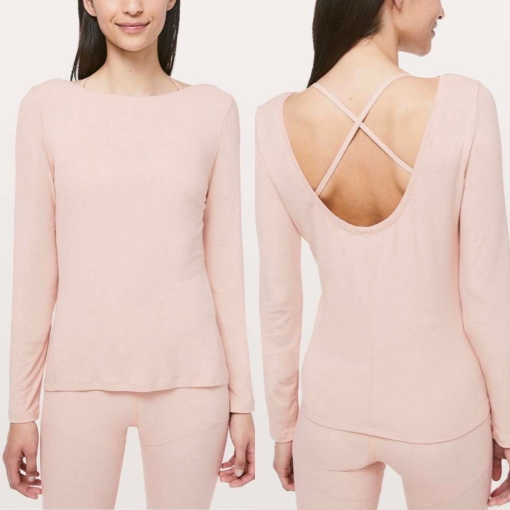 Lululemon Still Long Cashmere Blend Long Sleeve Top Size 4| Soft Luxe Athleisure